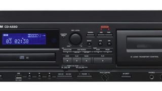 生産完了]TASCAM 「CD-A580」業務用カセットレコーダー/CDプレーヤー
