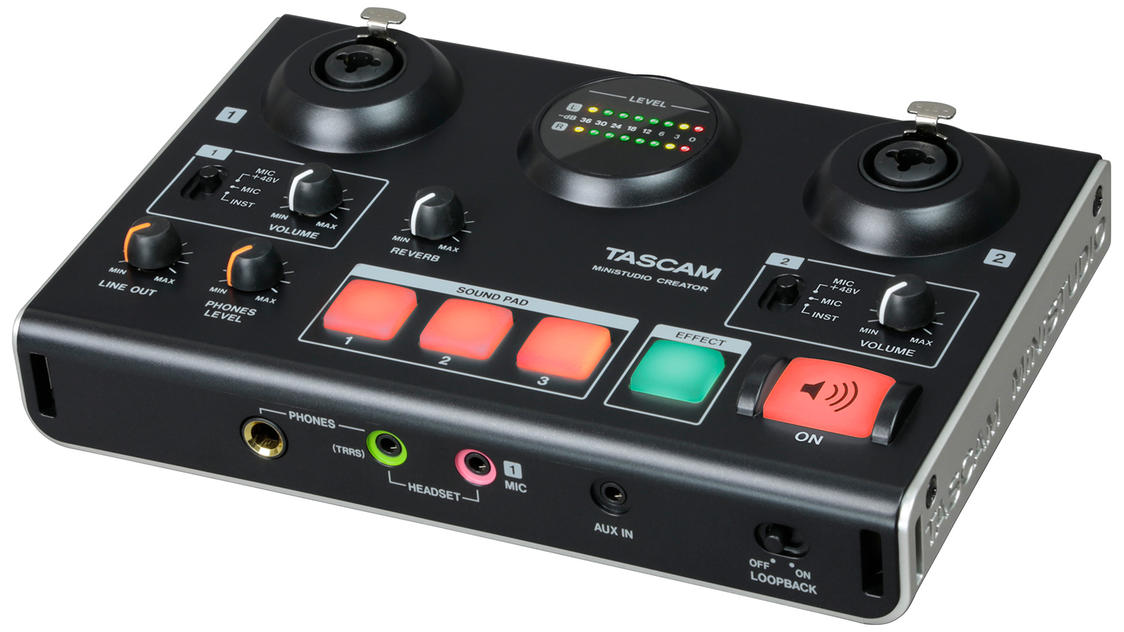 TASCAM MiNiSTUDIO CREATOR 『US42B』USBオーディオインターフェース 株式会社 楽器音響札幌