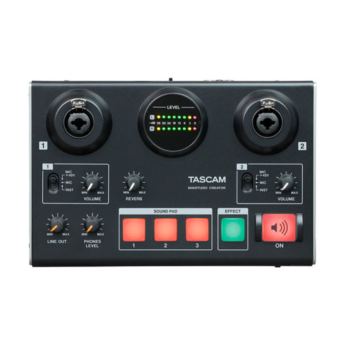 TASCAM MiNiSTUDIO CREATOR 『US-42B』USBオーディオインターフェース | 株式会社 楽器音響札幌